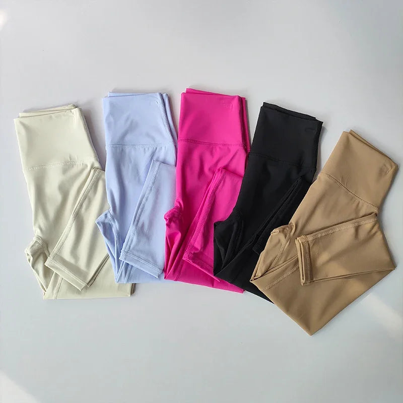 Tuta Da Yoga Donna Con Reggiseno Sportivo Fascia Alta Leggings Dimagranti Set Traspirante