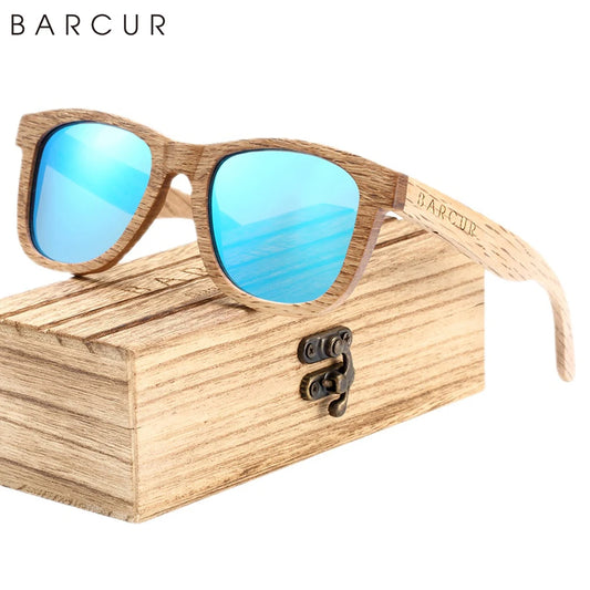 Occhiali da Sole in Legno Naturale Unisex Polarizzati Vintage Oculos de Sol con Protezione UV