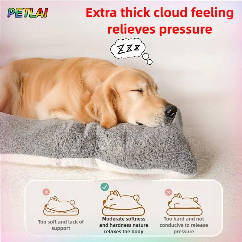 Materassino Per Cani Grandi Invernale Utilizzabile Su Entrambi i Lati Mantiene Al Caldo Antistress Per Golden Retriever