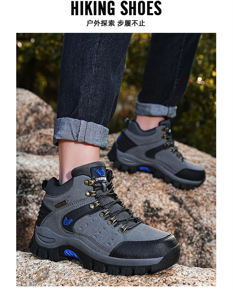 Scarponi Da Trekking Unisex Alla Caviglia Plus Size Outdoor 2025 Montagna Deserto Impermeabili Traspiranti
