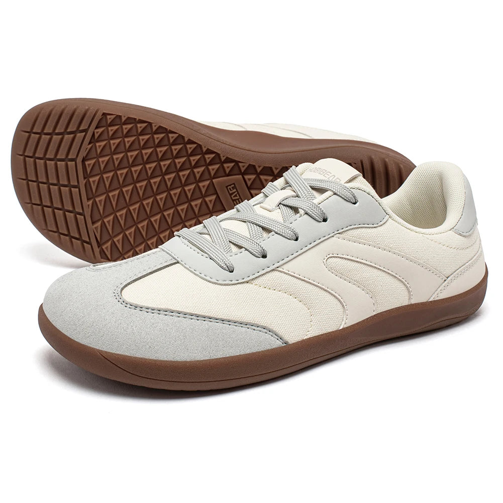 Hobibear Scarpe Da Ginnastica A Punta Larga Barefoot Unisex Zero Drop Minimalista Da Passeggio Con Lacci Antiscivolo