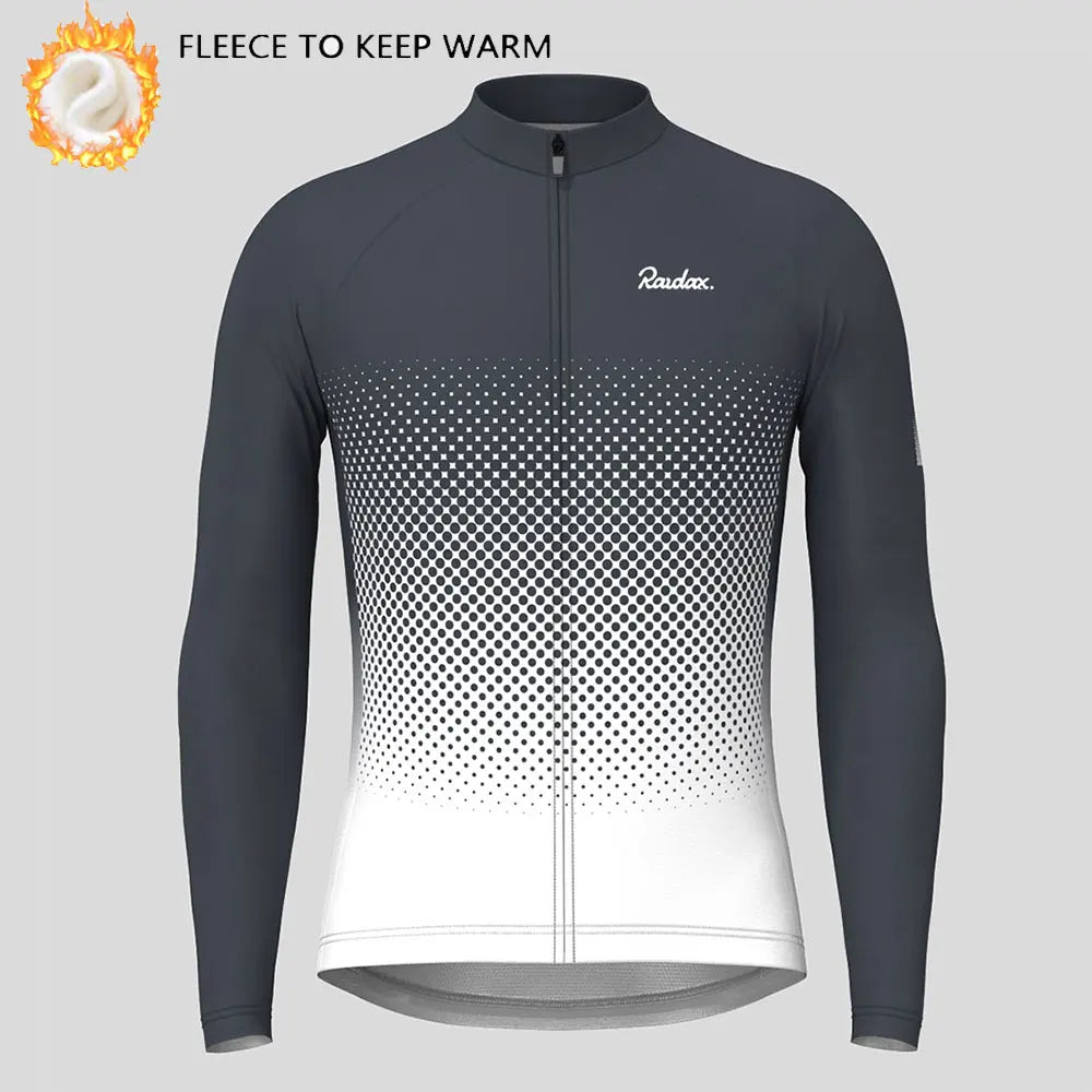 Raudax Abbigliamento Ciclismo Invernale Pile Termico Maglie Da Ciclismo A Maniche Lunghe Calde Giacche Da Bicicletta MTB