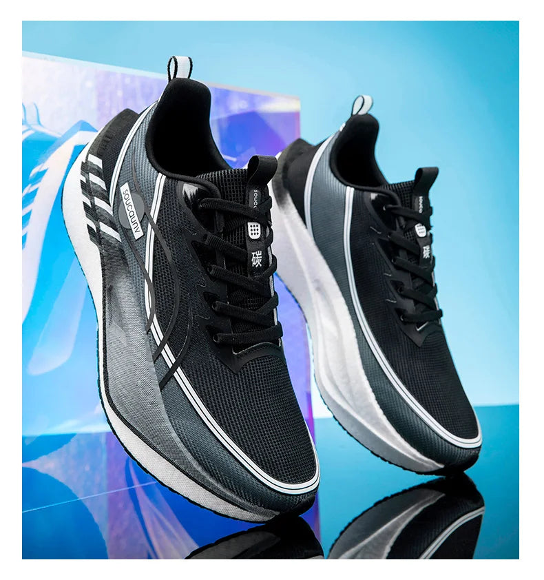 Scarpe Da Corsa Carbon Board Marathon Uomo Donna Traspiranti Leggere Antiscivolo Scarpe Da Ginnastica Atletiche
