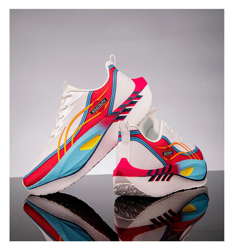 Scarpe Da Corsa Carbon Board Marathon Uomo Donna Traspiranti Leggere Antiscivolo Scarpe Da Ginnastica Atletiche