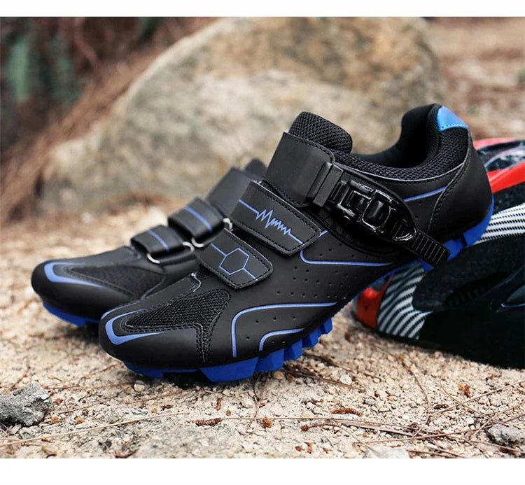 Scarpe Da Ciclismo MTB Da Uomo Traspiranti Antiscivolo Con Tacchetti Sportivi Professionali