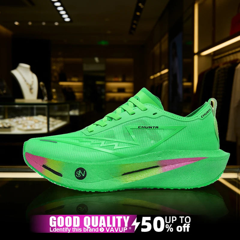 Scarpe Da Corsa Marathon Con Piastra In Carbonio Uomo E Donna Sneakers Sportive Traspiranti Leggere Comode