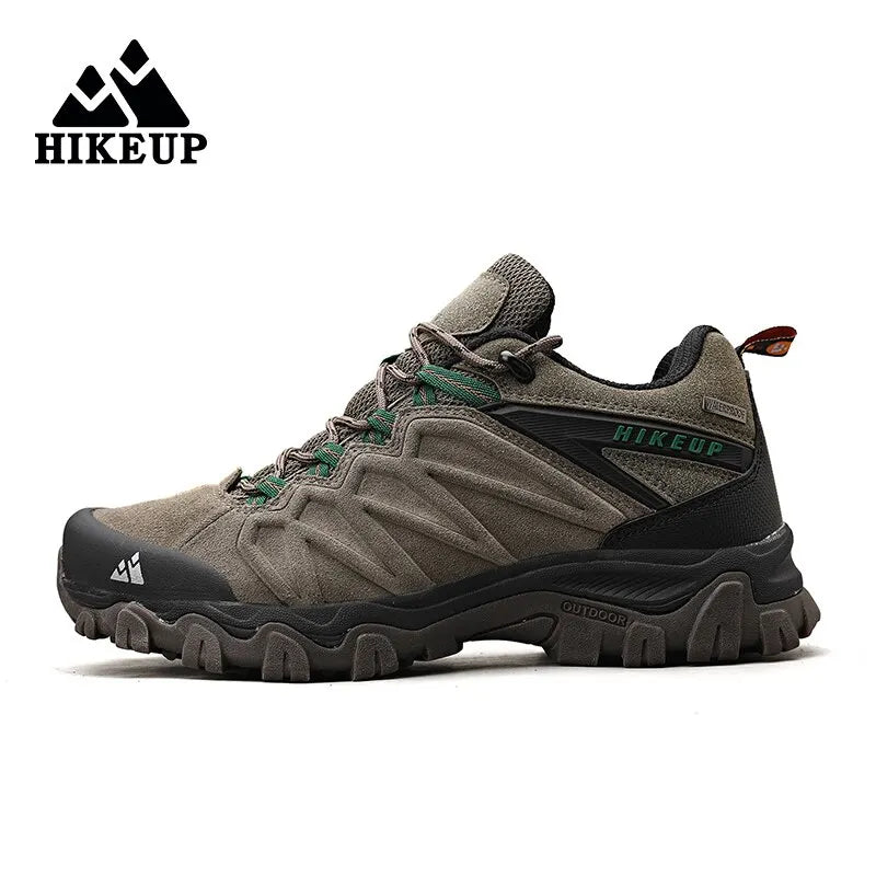 Scarpe Da Trekking In Pelle Di Alta Qualità Per Uomo Con Lacci Durevoli Per Attività All'Aperto
