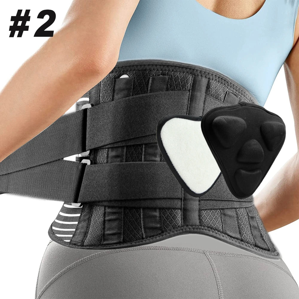 Tutore Lombare 3D Pad Rete Morbido Traspirante Tessuto Per Dolore Lombare Ernia Del Disco Sciatica