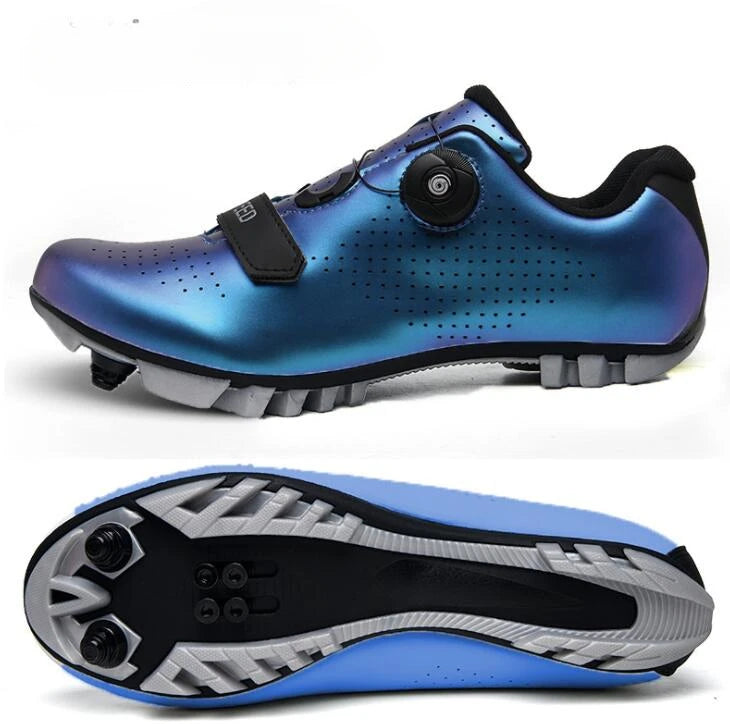 Scarpe Da Mountain Bike Da Uomo Con Attacchi Per MTB Impermeabili Traspiranti Comfort Massaggio E Aumento Di Altezza
