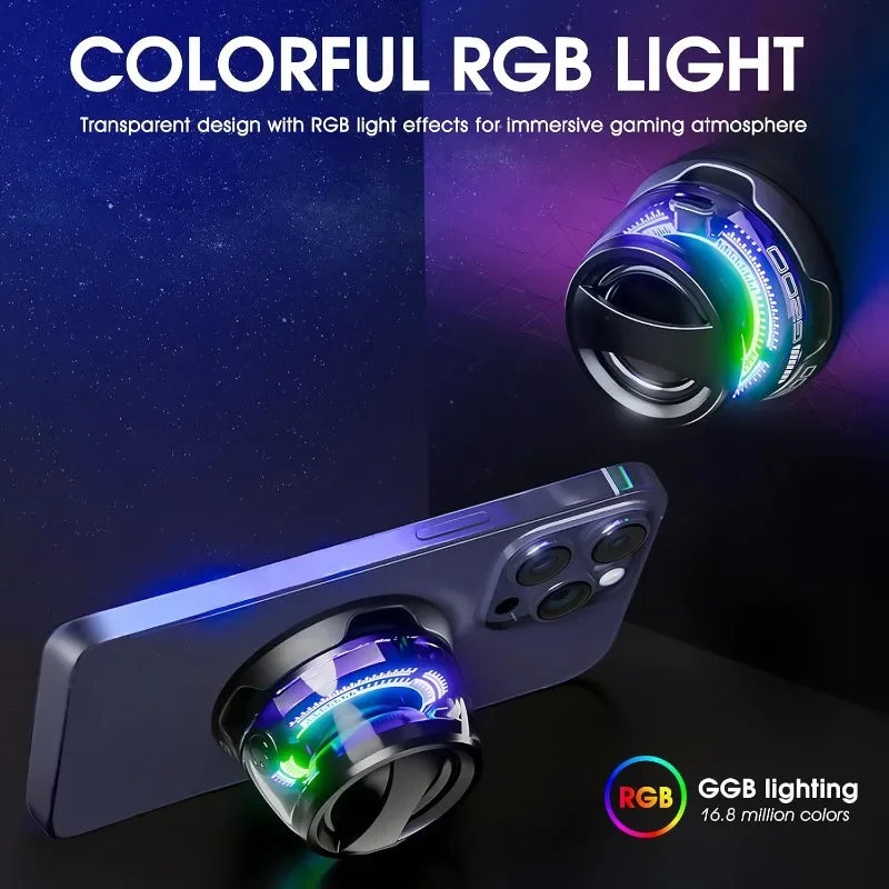 Altoparlante Bluetooth Magnetico Portatile Per Viaggiatori Con Luce RGB Dinamica E Compatibile Con iOS