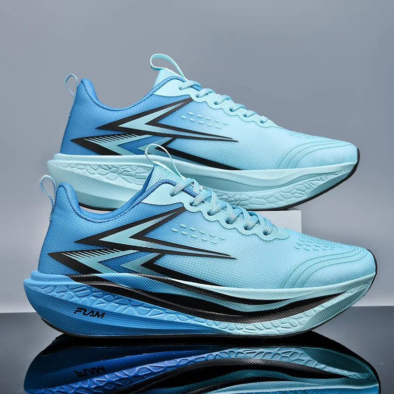 Scarpe Da Corsa Maratona Traspiranti Leggere Con Piastra Carbonio Antiscivolo Sneakers Atletiche Uomo Donna