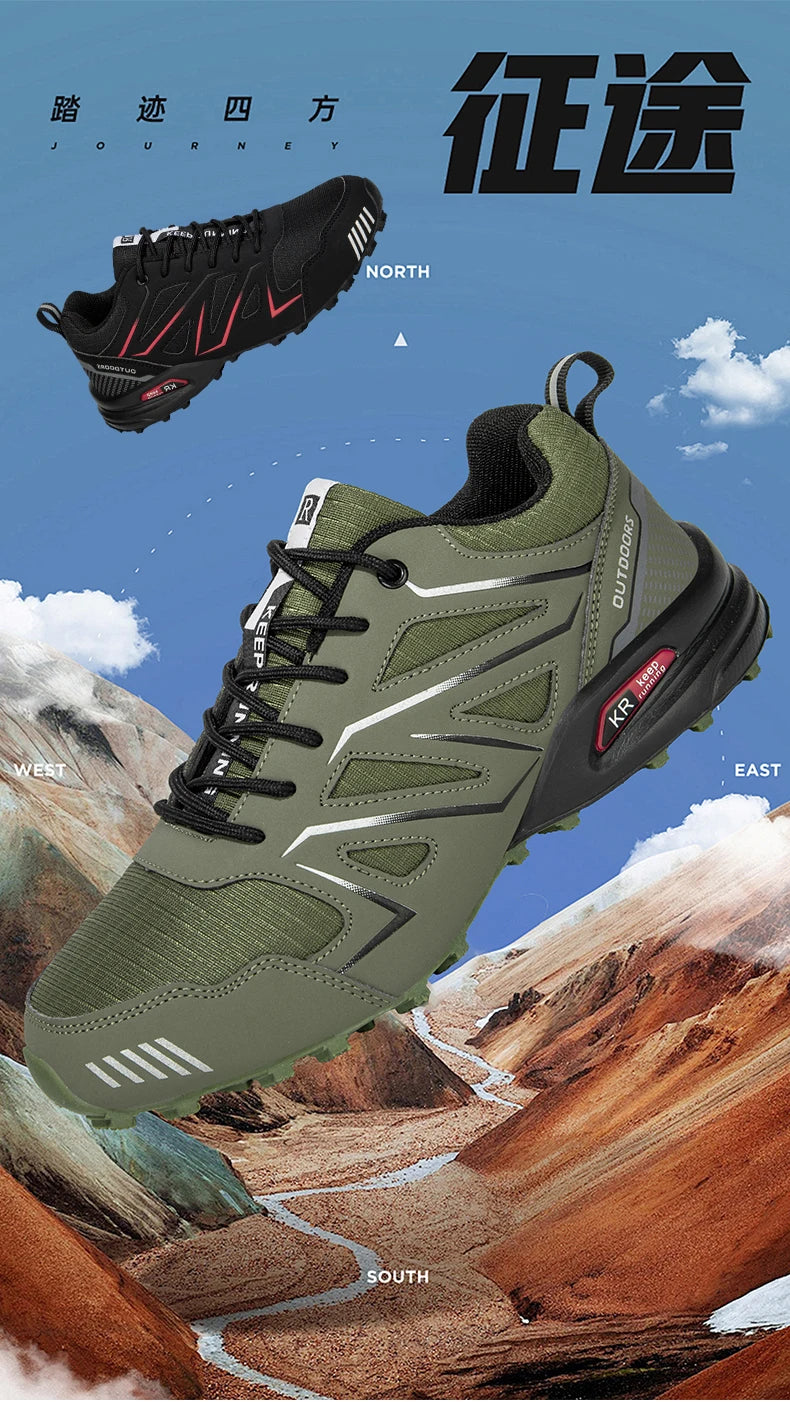 Scarpe Da Trekking Impermeabili Per Uomo Antiscivolo Da Caccia E Allenamento All Aperto Scarpe Da Passeggio Tattiche