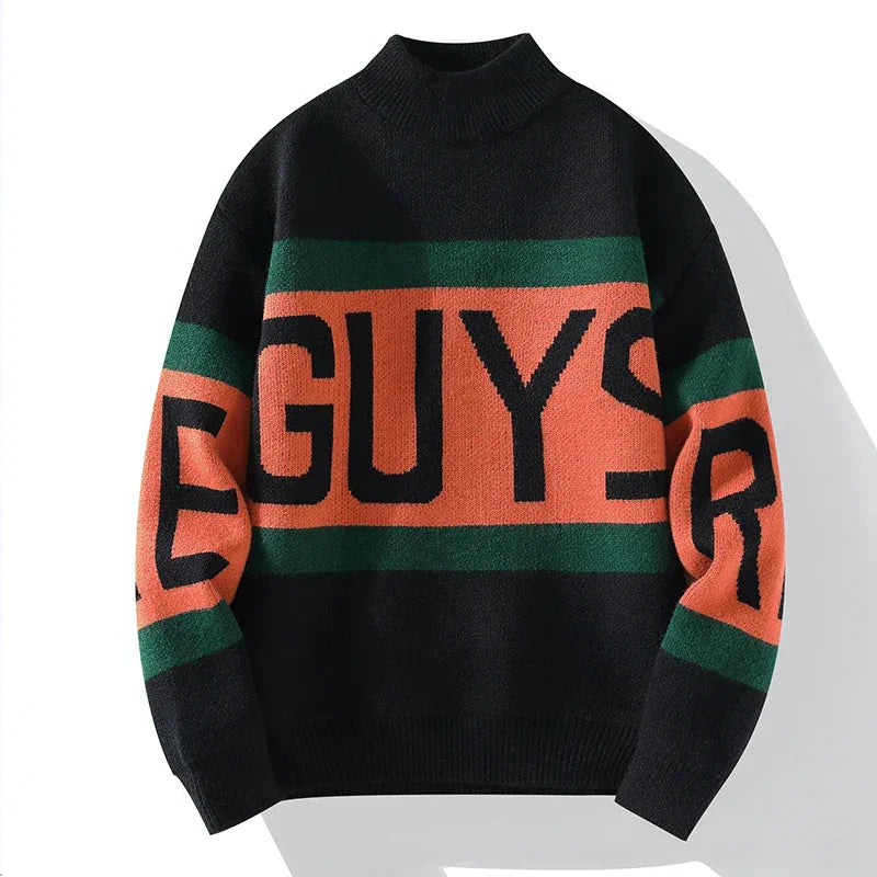 Maglione Uomo Casual Aboorun In Cotone Elasticizzato Spandex Confortevole Morbido