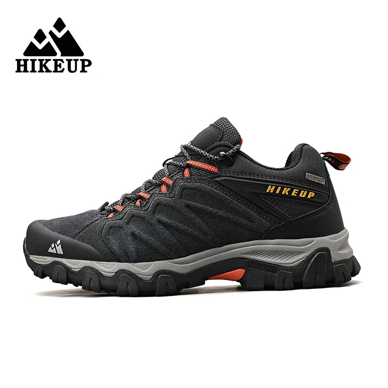 Scarpe Da Trekking In Pelle Di Alta Qualità Per Uomo Con Lacci Durevoli Per Attività All'Aperto
