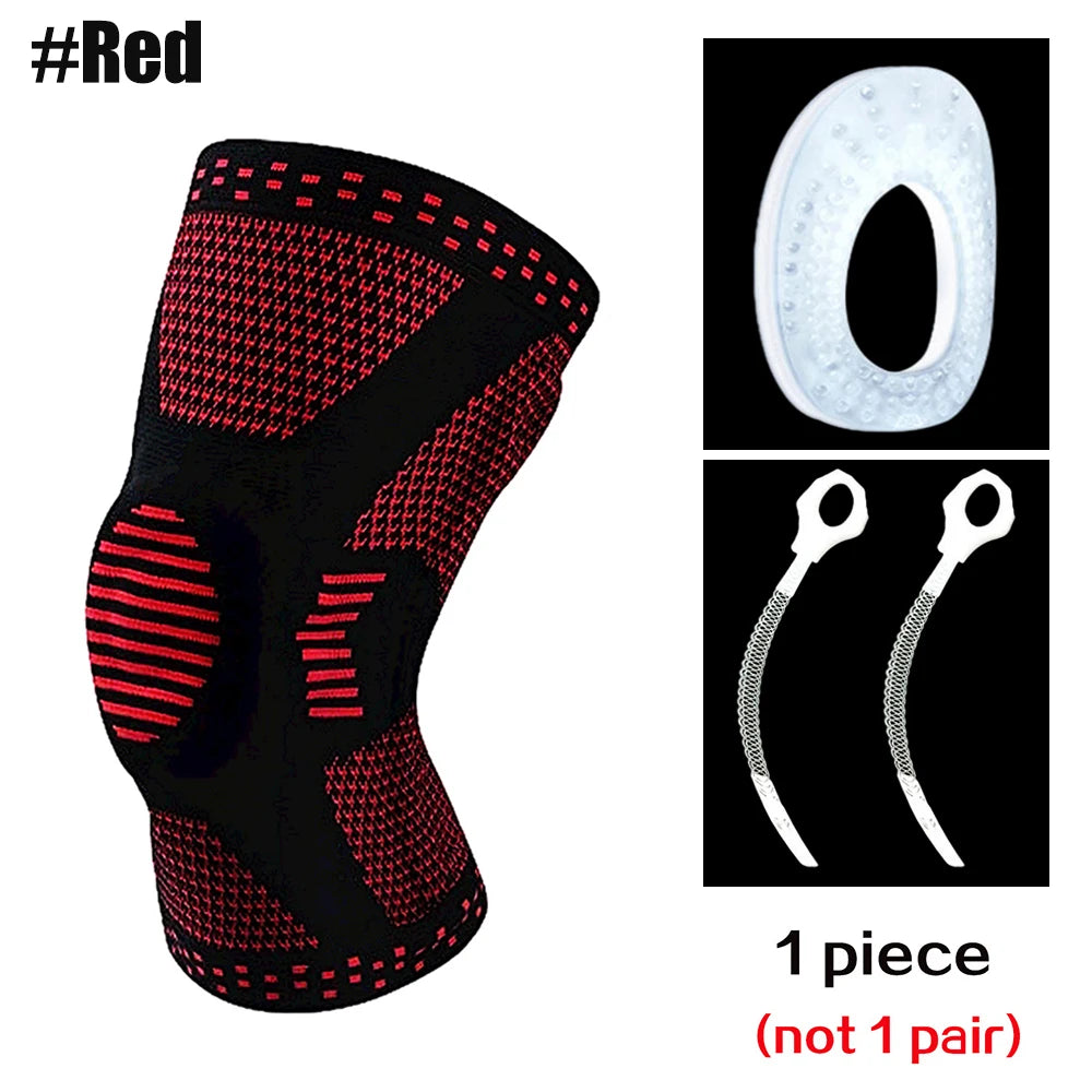 Ginocchiera Protezione Rotula In Silicone Per Atleti Sportivi Compressione Supporto Per Basket