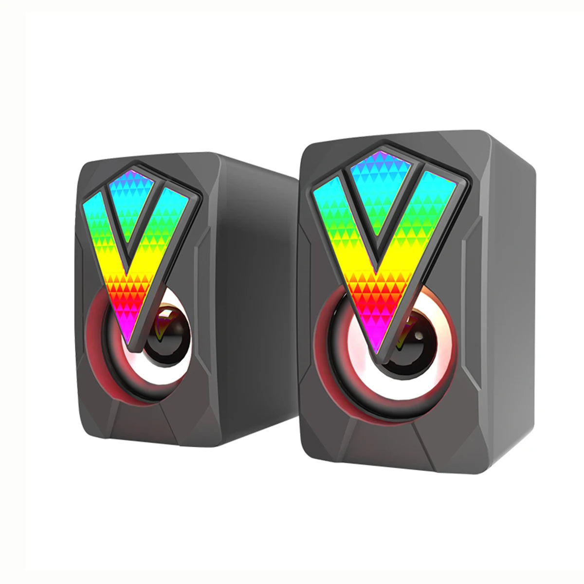 Altoparlanti Da Gioco RGB Cablati Per PC Con Subwoofer Musica Surround Stereo Desktop Computer Mini Altoparlanti