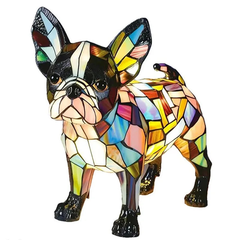 Divertimento Unico Artistico Carino A Forma Di Cane Ornamento Decorativo Luce Notturna Moderna Illuminazione Atmosferica