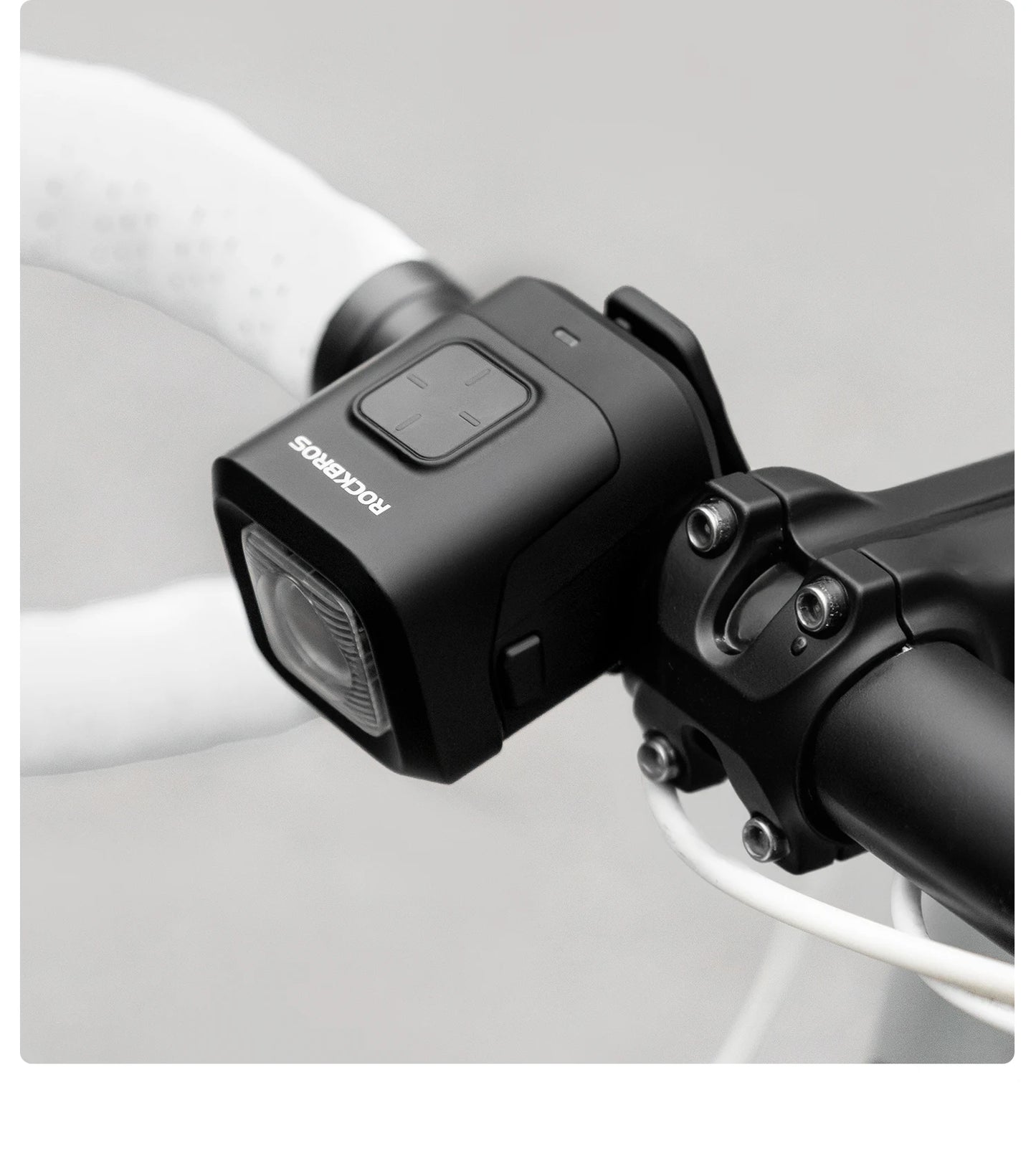 Clacson Per Bici IPX6 Antipioggia Con Ricarica Tipo C 2300mAh Faro Illumina Avvertimento Luce Anteriore Due In Uno