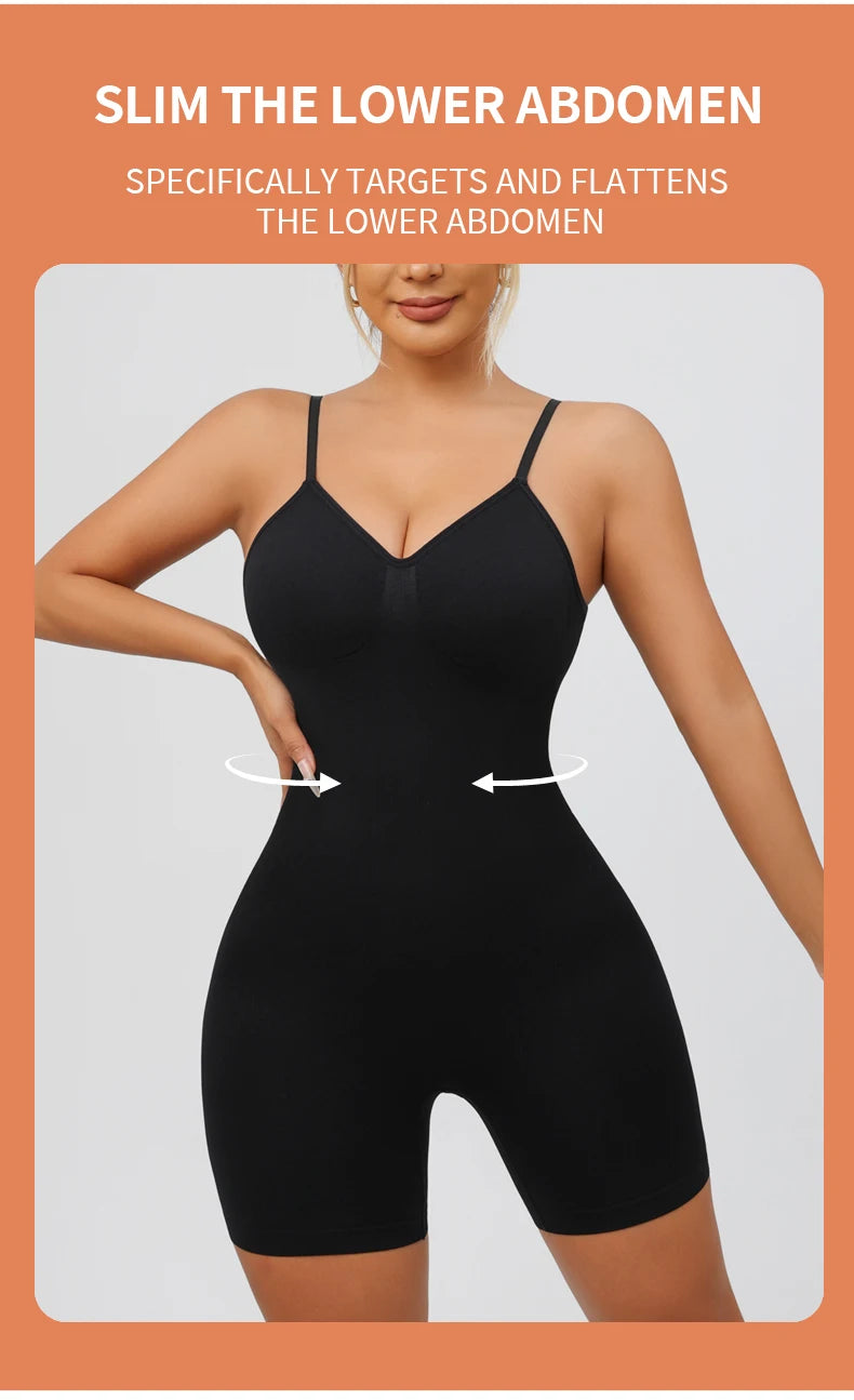 Fajas Colombianas da donna Shapewear Body senza cuciture Sexy controllo della pancia Butt Lifter Coscia più sottile Curve migliorate