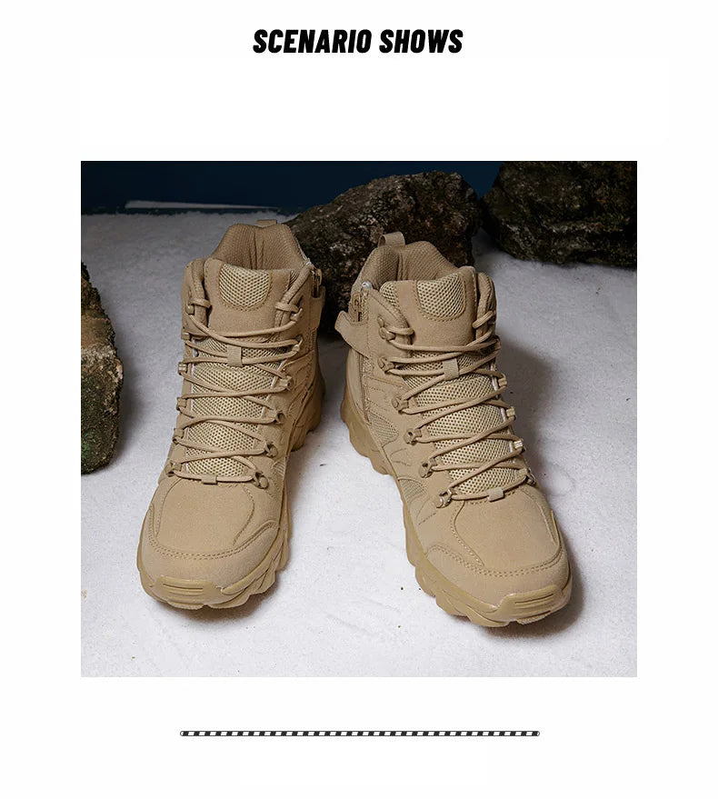 Stivali Da Allenamento Da Combattimento Uomo Scarpe Da Trekking Per Pesca E Caccia Sneakers Da Uomo