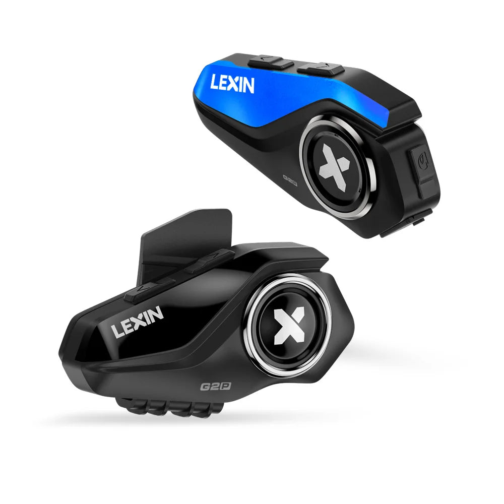 Cuffie Bluetooth Per Casco Interfono Moto Lexin G2P Comunicatore Vivavoce Fino A 6 Ciclisti Con Radio FM