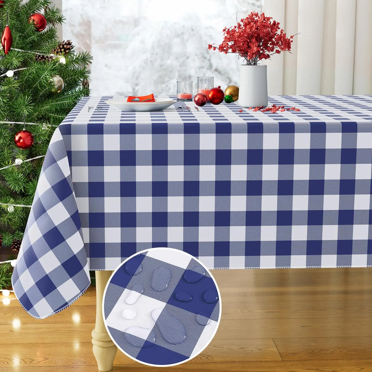 Tovaglia Da Tavolo Rettangolare In Flanella Impermeabile Per Esterno Elasticizzata 60x120 Grigio Per Picnic Campeggio