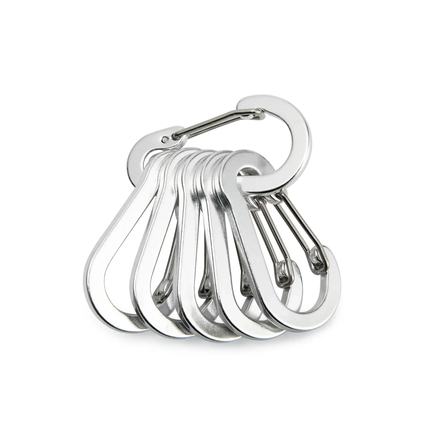 Moschettone Clip Set Sei Dodici Pezzi Turistico Piccoli Ganci Pesca All'aperto Campeggio Ciclismo Portachiavi Fibbie