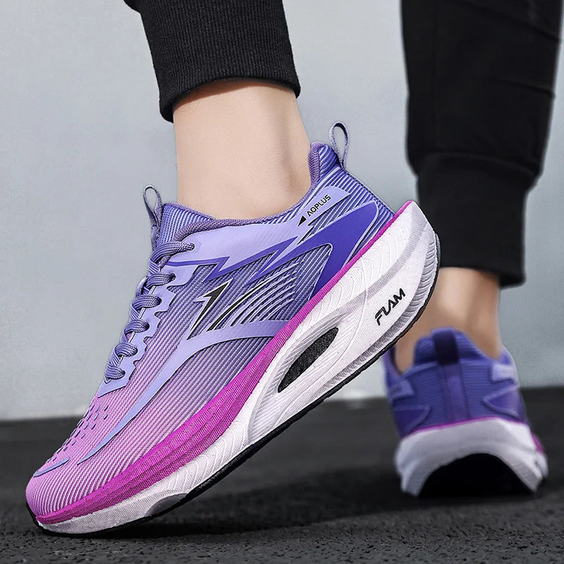 Scarpe Sportive Unisex Con Piastra In Carbonio Ammortizzanti Per Camminata Corsa Maratona Atletica Uomo Donna