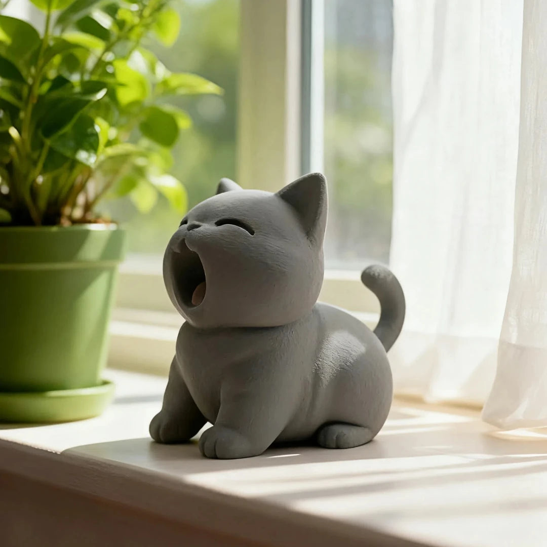 Ornamenti Per Gatto Stampati In 3D Per Decorare La Casa Sulla Scrivania E Scaffale