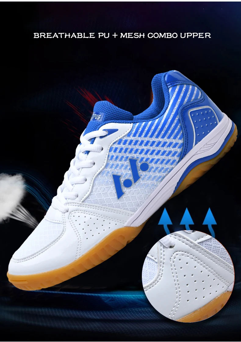 Scarpe Da Allenamento Ping Pong Tennis Traspiranti Antiscivolo All'aperto Uomo Donna in Maglia