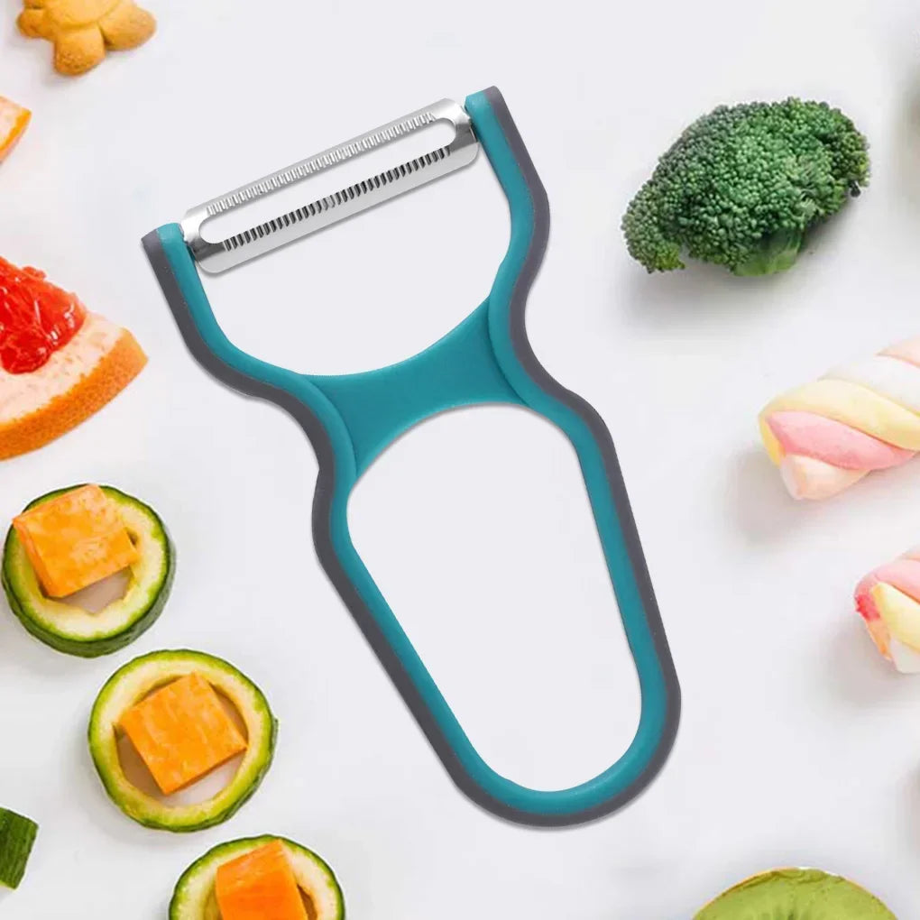 Set Da Tre Pelapatate In Acciaio Inox Con Manico Antiscivolo Per Alimenti E Accessori Da Cucina Colore Casuale