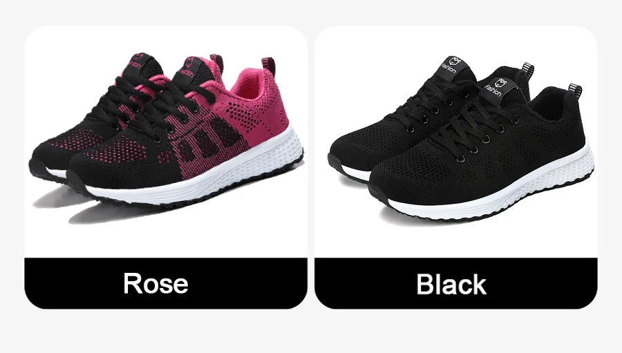 Scarpe sportive da donna Sneakers con plateau alla moda Scarpe basse da donna primavera estate Scarpe da corsa per donna Scarpe casual Mesh Jogging Tennis