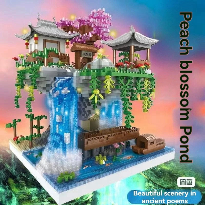 Giocattoli Educativi Blocco Di Costruzione In Stile Cinese Antico Edificio Street View Compatibile Con Lego