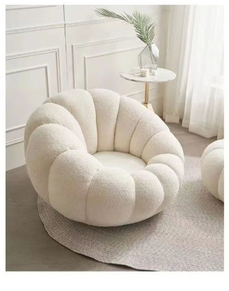 Divano Pigro A Forma Di Zucca Per Soggiorno E Letto Lusso Morbido Design Moderno Nordico Decorazioni Per Casa