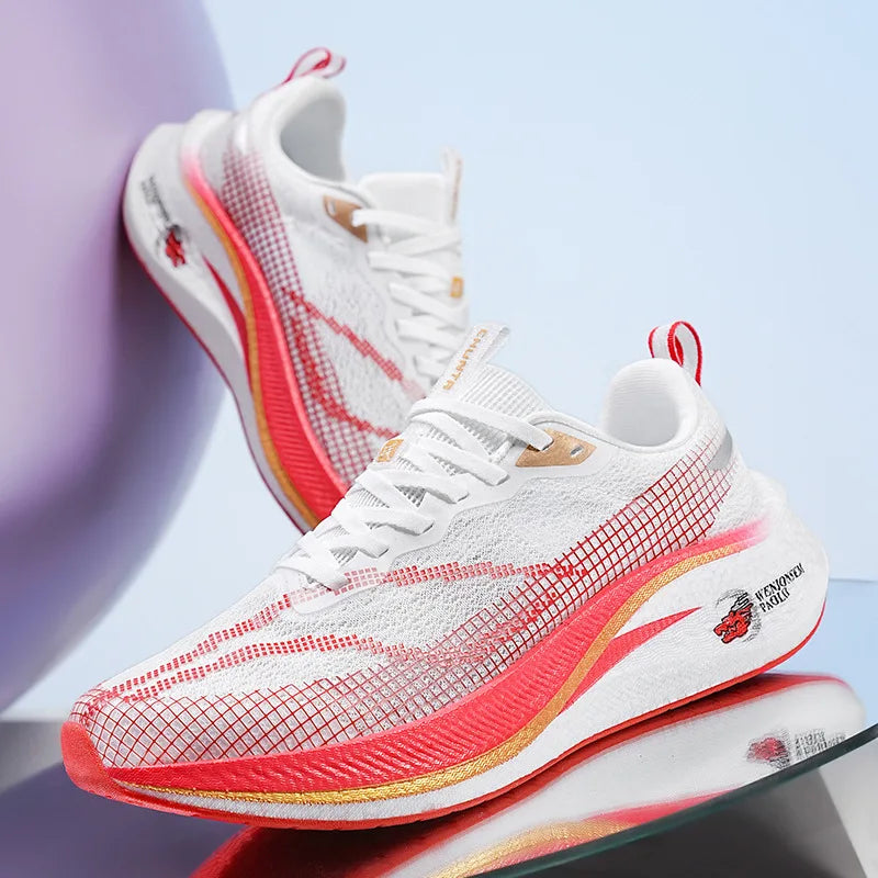 Scarpe Da Corsa Ultra Leggere E Traspiranti Con Piastra In Carbonio Per Uomo E Donna Da Competizione Comode Elastiche