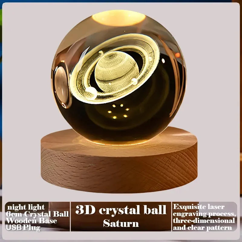 Sfera di Cristallo 3D Creativa Regalo San Valentino Rosa Per la Festa della Mamma Decorazione da Scrivania Nuvola