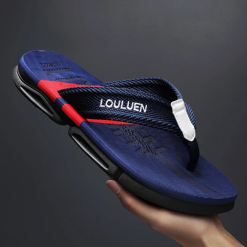 Infradito da Uomo di Moda Alta Qualità Pantofole da Spiaggia Antiscivolo Traspiranti Casual Estive
