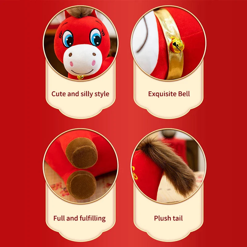 Mascotte Creativa Del Cavallo Anno Nuovo Con Faccia Piangente Decorazione Da Scrivania Regalo Per San Valentino Novità