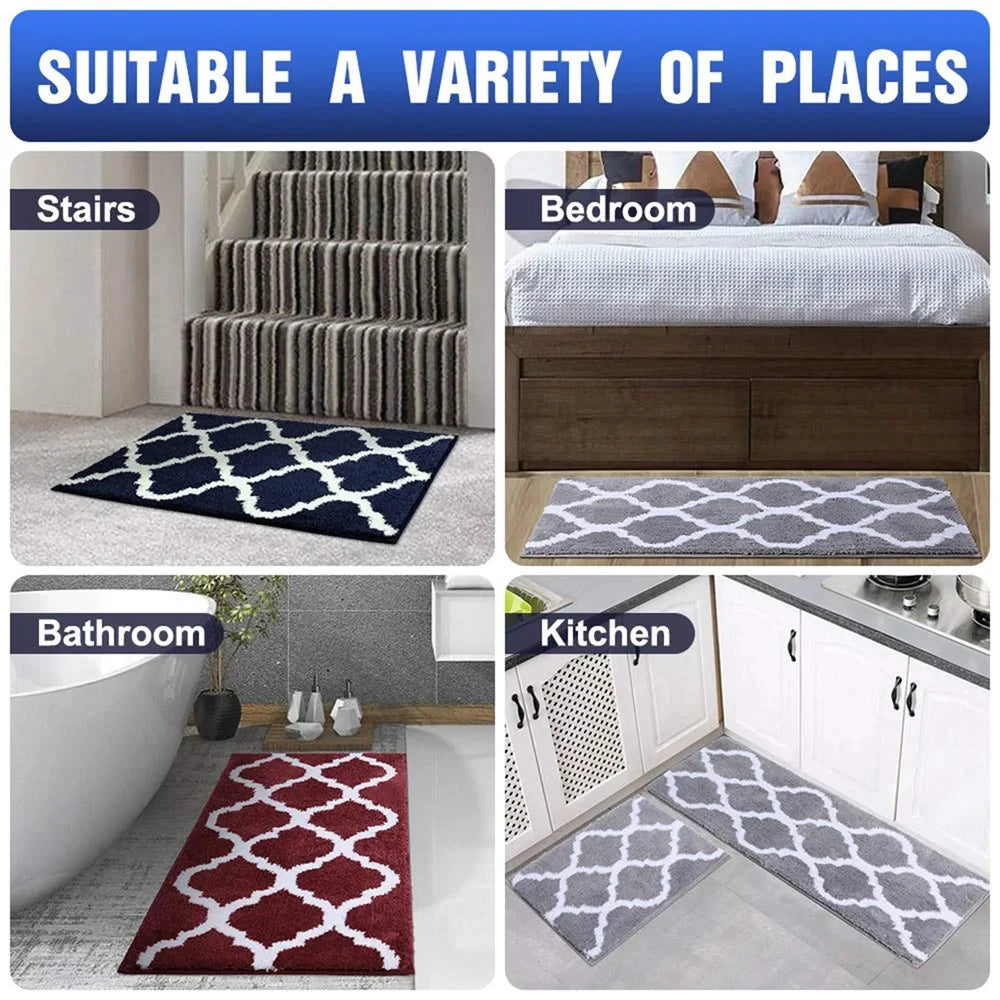 Kitinjoy Tappeto Da Bagno Morbido E Spesso Antiscivolo Per Camera Da Letto Decorazione Del Pavimento Impermeabile
