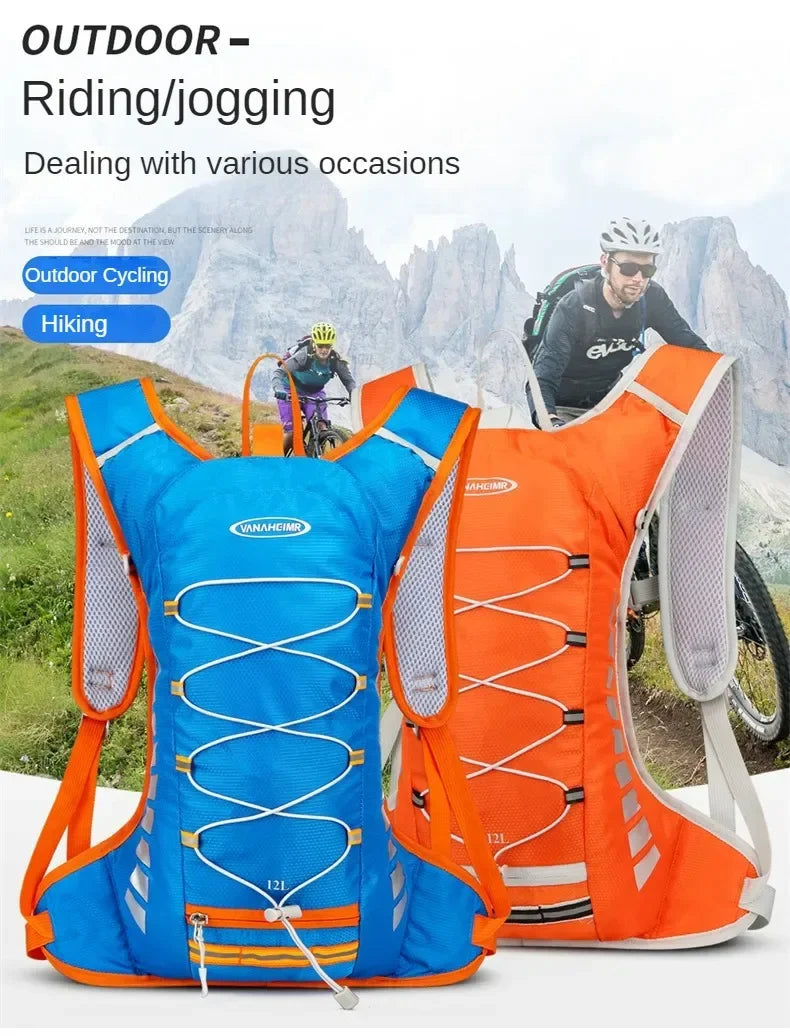 Zaino Da Ciclismo Impermeabile 12L Per Bici Da Strada MTB Idratazione Per Escursionismo All Aperto