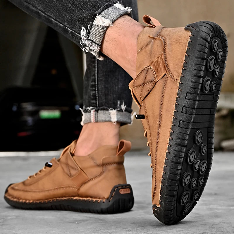 Scarpe Casual Da Uomo Fatte A Mano Basse Alla Moda Comode Per Tutte Le Stagioni Taglie Grandi Calzature Maschili