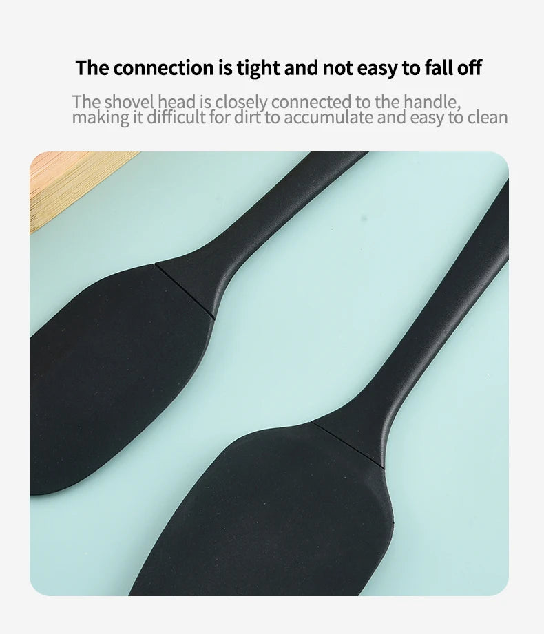 Set Di Utensili Da Cucina In Silicone Sei Pezzi Con Spatola Raschietto Integrato Per Crema Spazzola Per Olio