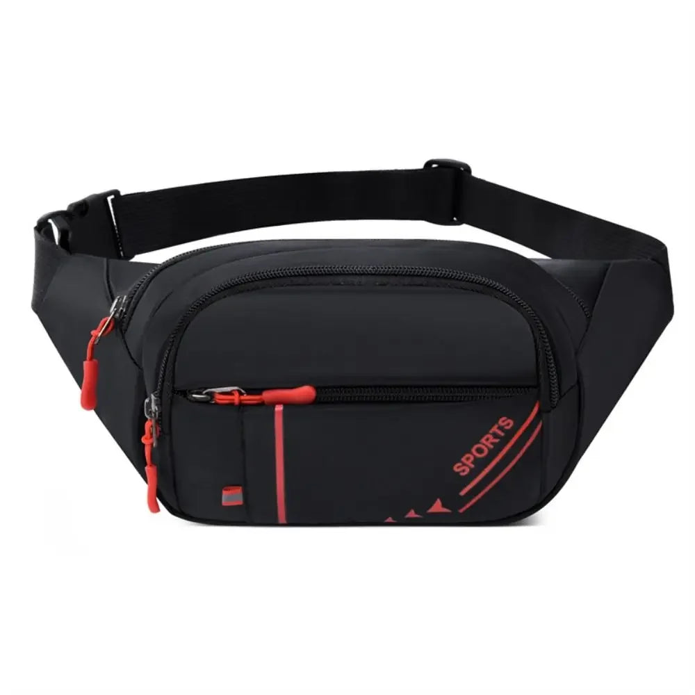 Marsupio Impermeabile Da Esterno In Tela Alta Capacità Stile Coreano Per Sport All Aperto Banana Bag Uomo Donna