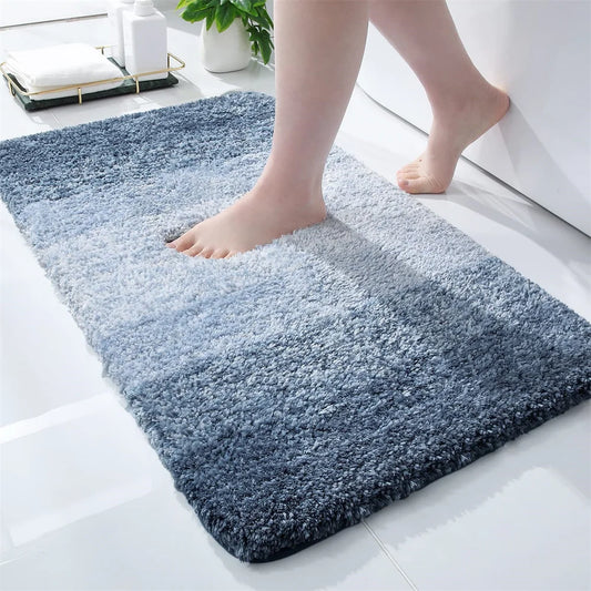 Kitinjoy Tappeto Da Bagno Di Lusso In Microfibra Assorbente Antiscivolo Peluche Morbido Per Doccia E Pavimento
