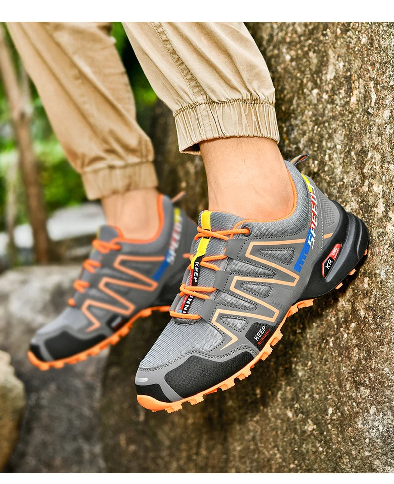 Scarpe Da Trekking Da Uomo Impermeabili E Traspiranti Per Esterni Con Lacci Per Arrampicata E Escursionismo Taglia 47