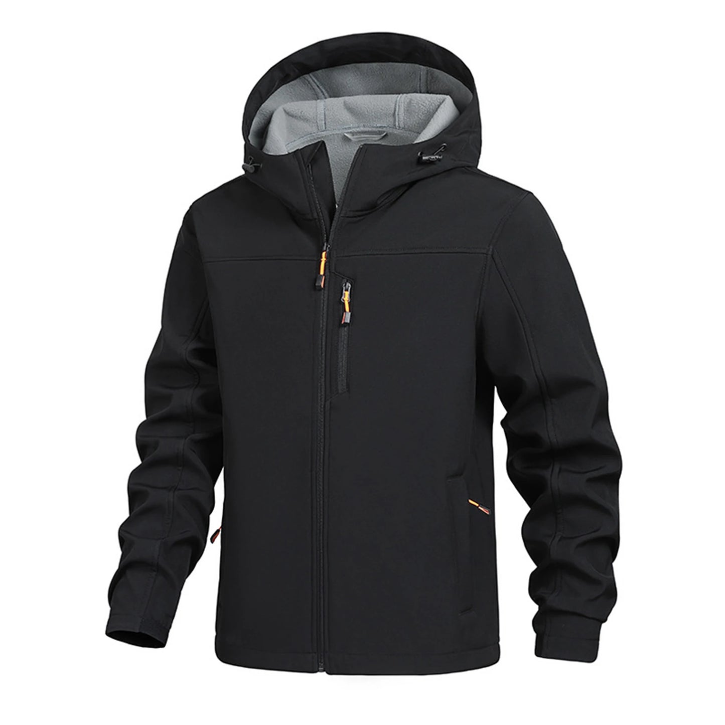 Giacche Con Cappuccio Impermeabili Uomo Autunno Inverno, Ideali Per Escursionismo Caccia Pesca All'aperto Fleece Casual