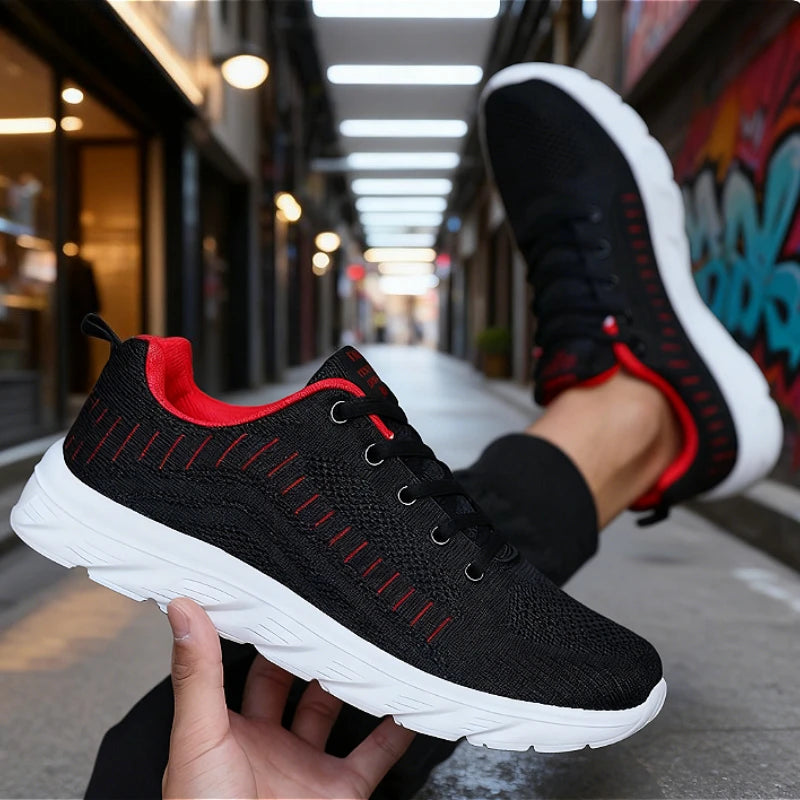 Scarpe Da Ginnastica Da Corsa In Maglia Uomo Traspiranti Leggere Antiscivolo Suola Morbida Scarpe Da Passeggio