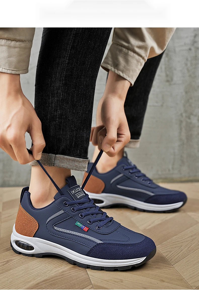 Scarpe Sportive Da Uomo Leggere Traspiranti Antiscivolo In Pelle Scamosciata Eleganti Da Indossare Giorno All Aperto