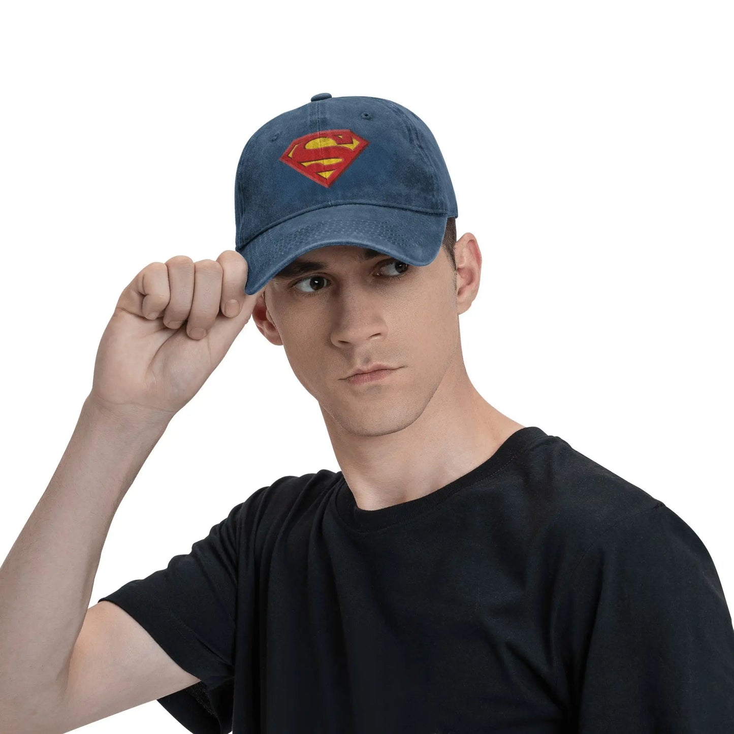 Berretti Da Baseball Unisex Con Logo Superman Estivo Retro Cosplay Stile Vintage Autentico