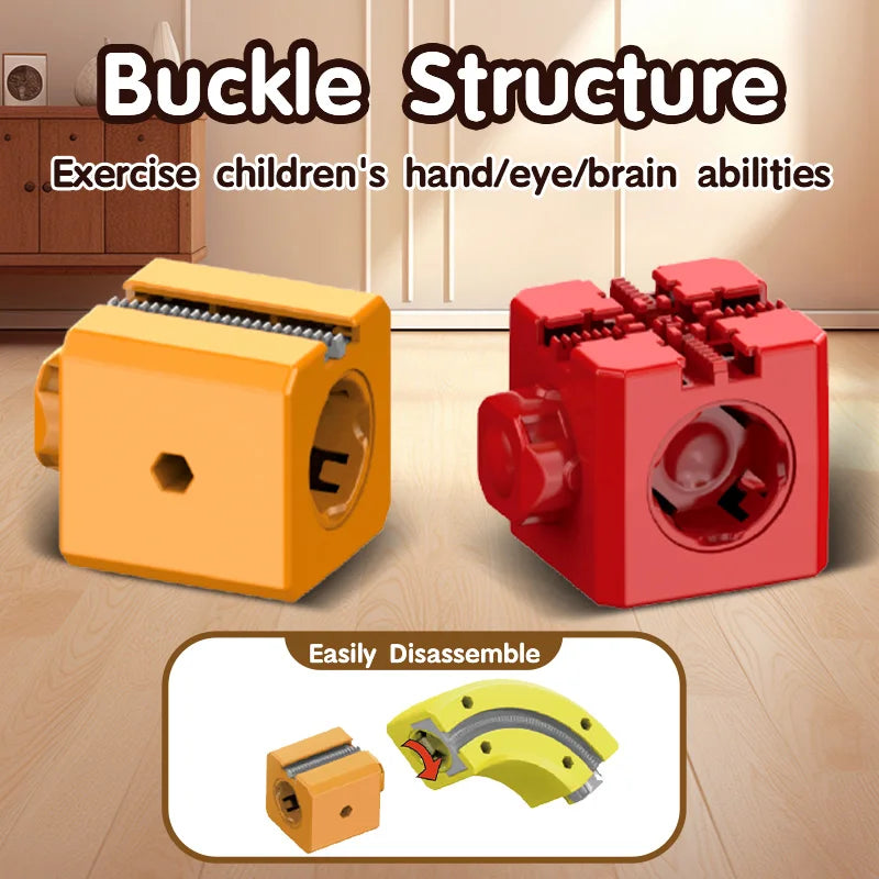 Treno Magico DIY Educativo Per Bambini Forme Multiple